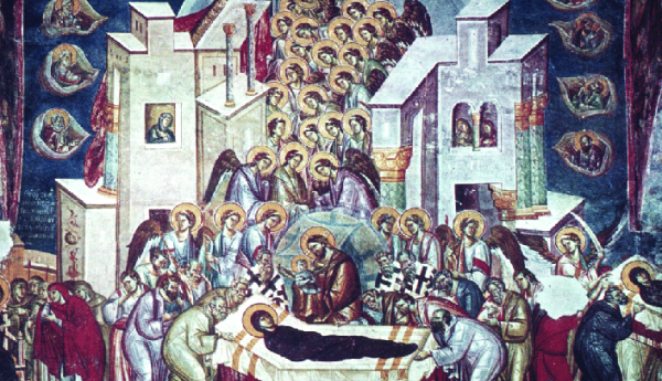 koimesis-scene-on-the-interior-west-wall-of-the-church-of-st-clement-ohrid-painted-by
