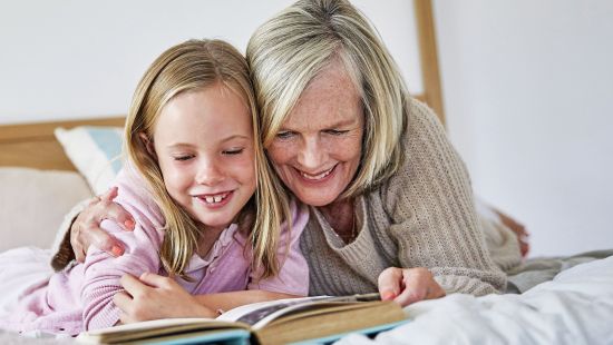 grandmother-grandchild-reading