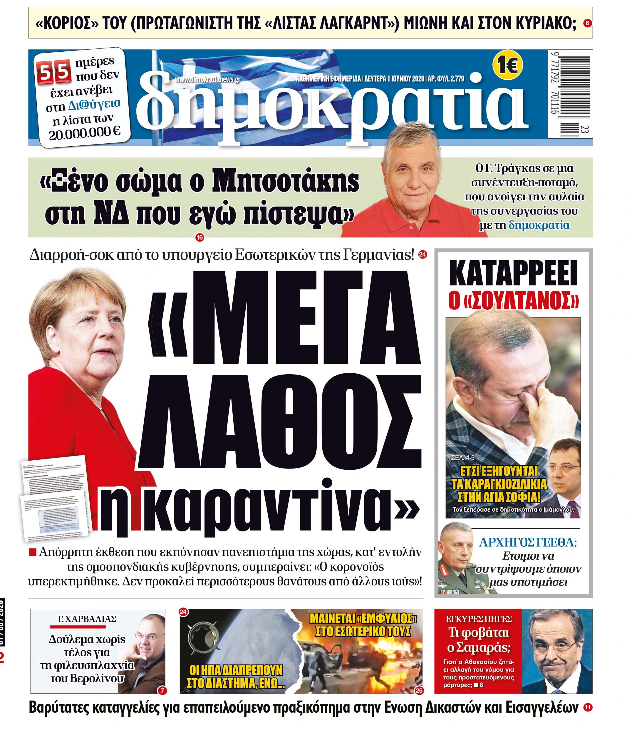 Δευτέρα 01.06.2020