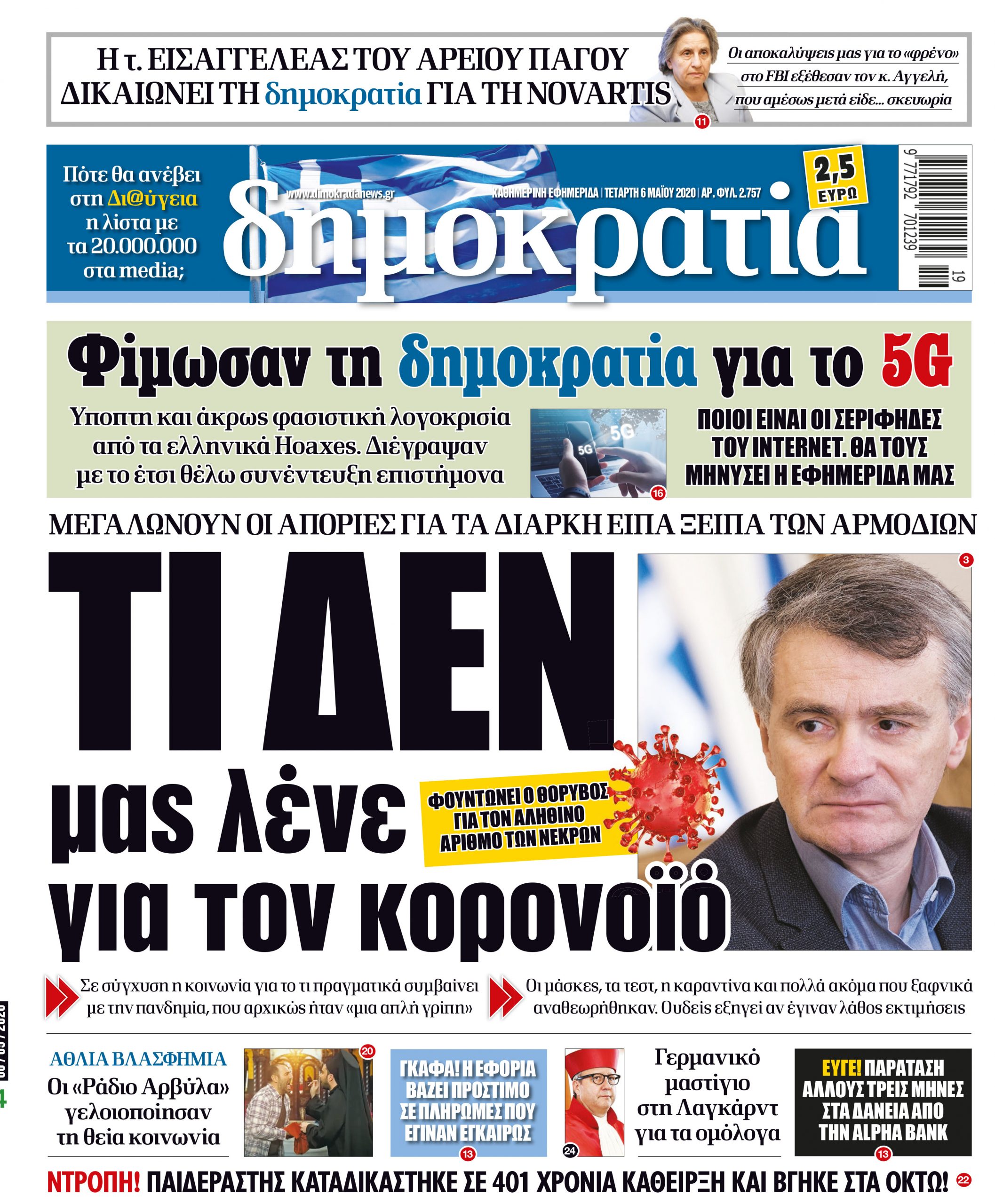 Τετάρτη 06.05.2020