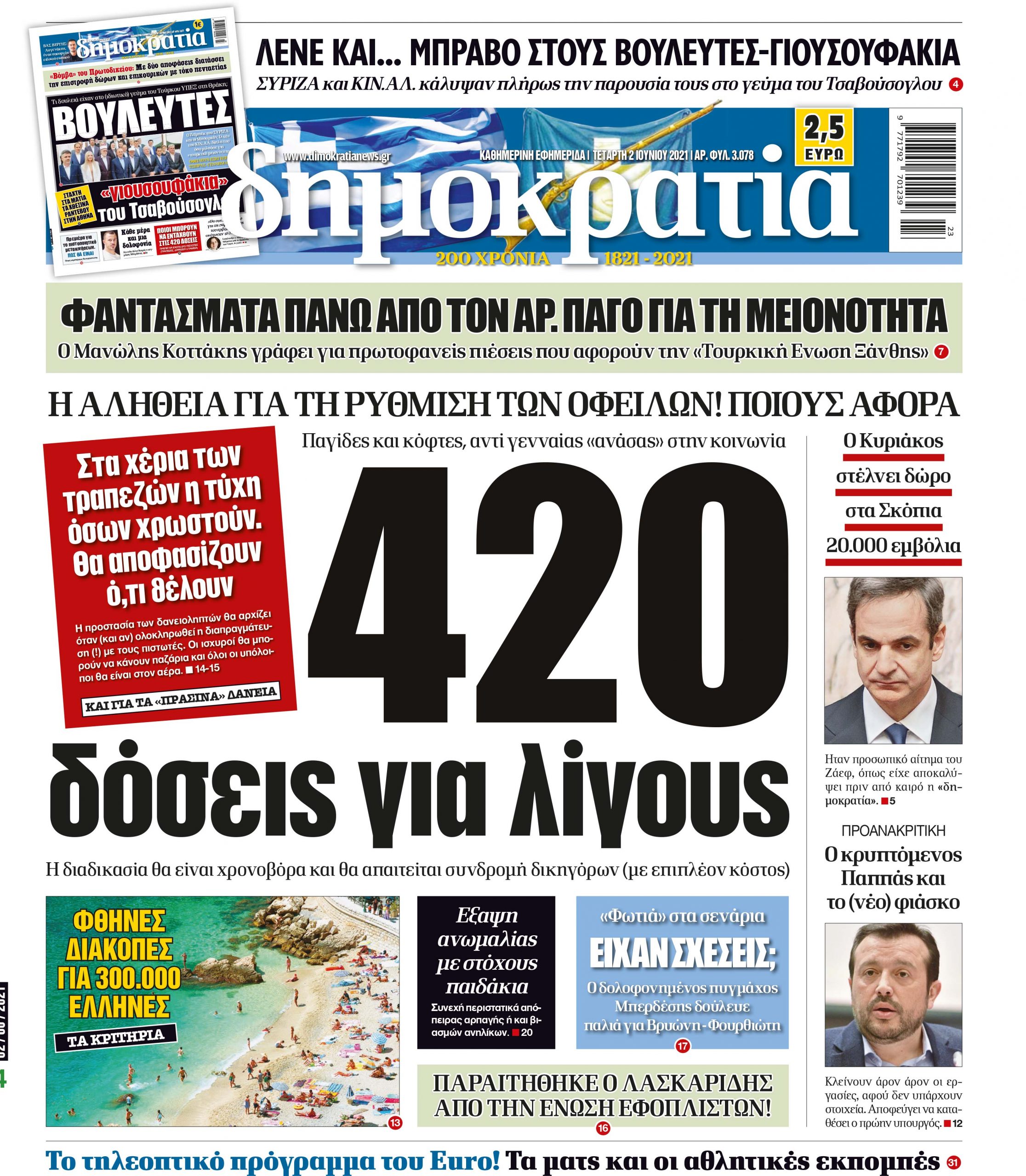 Τετάρτη 02.06.2021