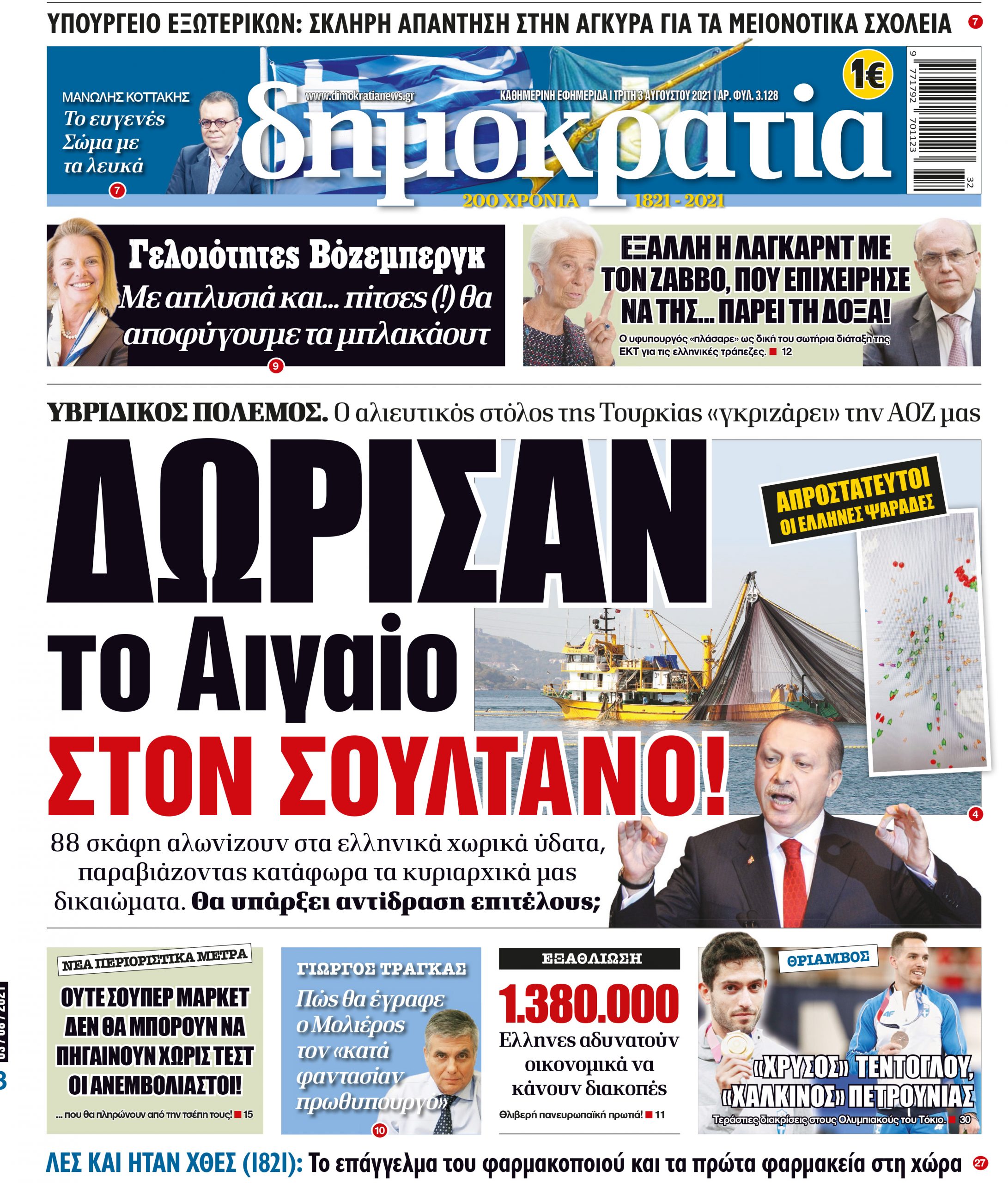 Τρίτη 03.08.2021