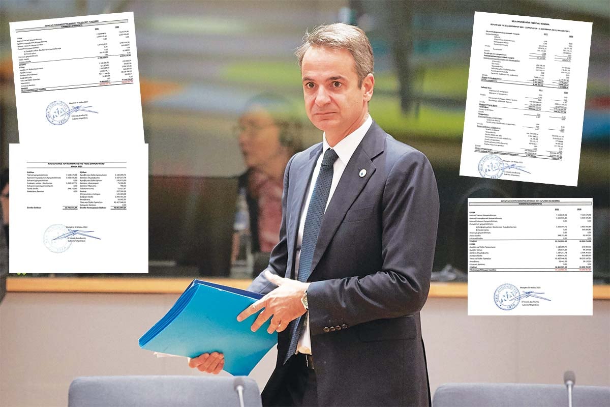 Αποκάλυψη Ο Κυριάκος Μητσοτάκης διπλασίασε τα χρέη της ΝΔ
