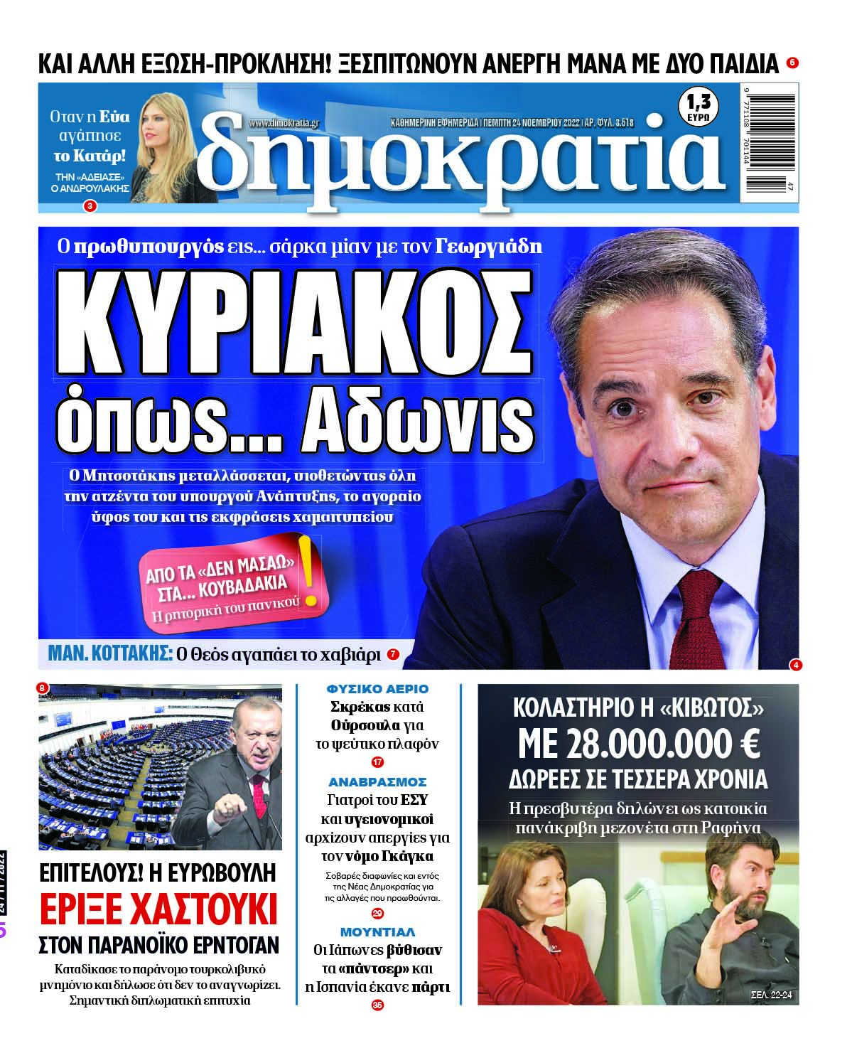 Πέμπτη 24.11.2022