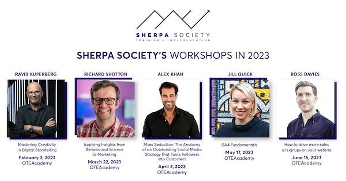 5 Workshops για επιτυχημένη στρατηγική και υλοποίηση στο Digital Marketing και το Ecommerce το 2023