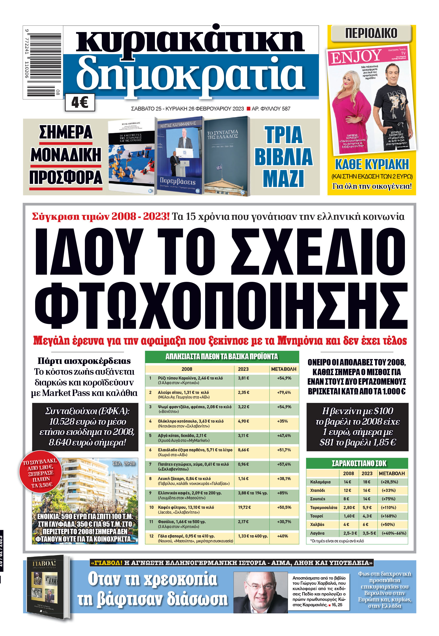 Σάββατο 25 – Κυριακή 26.02.2023