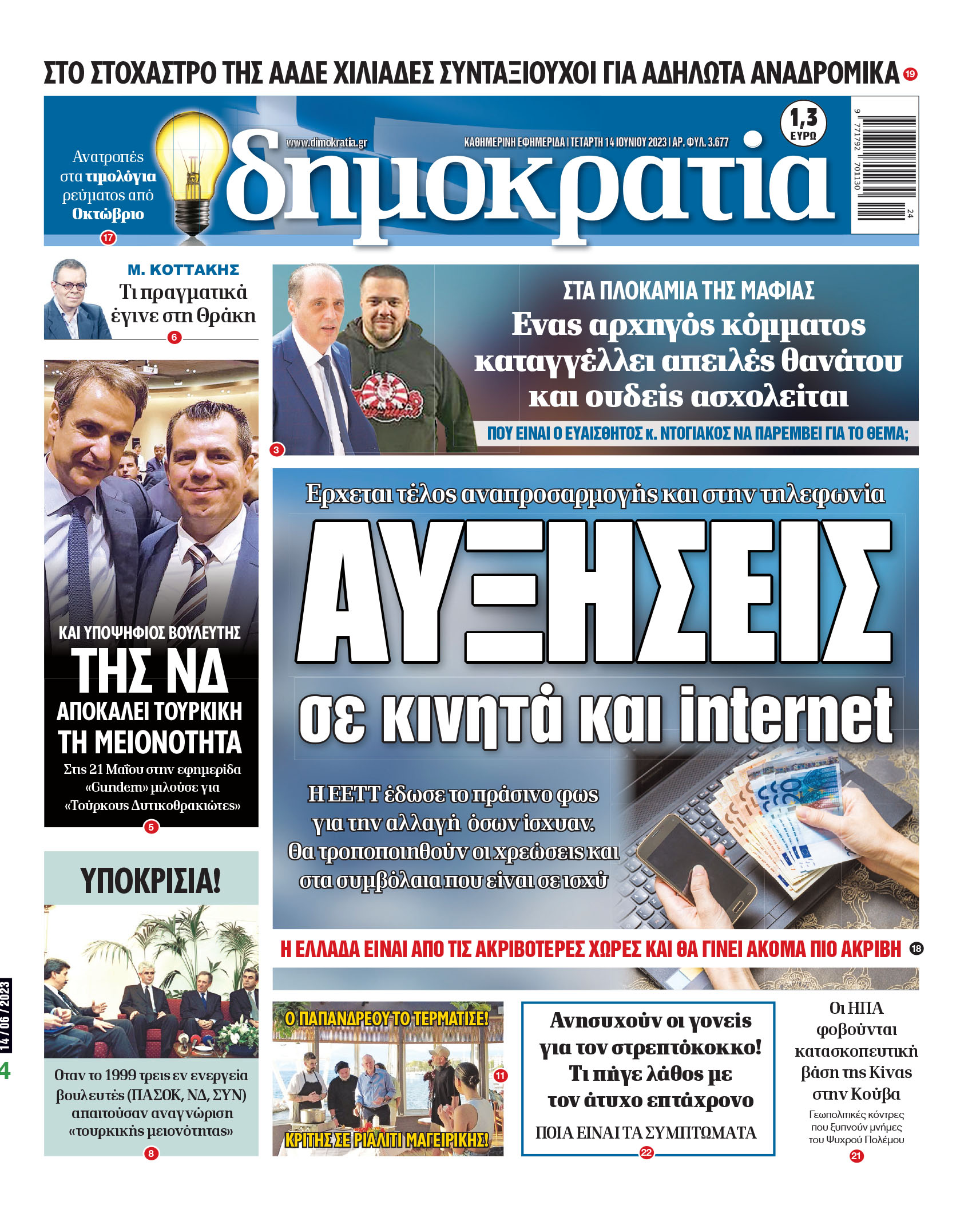 Τετάρτη 14.06.2023
