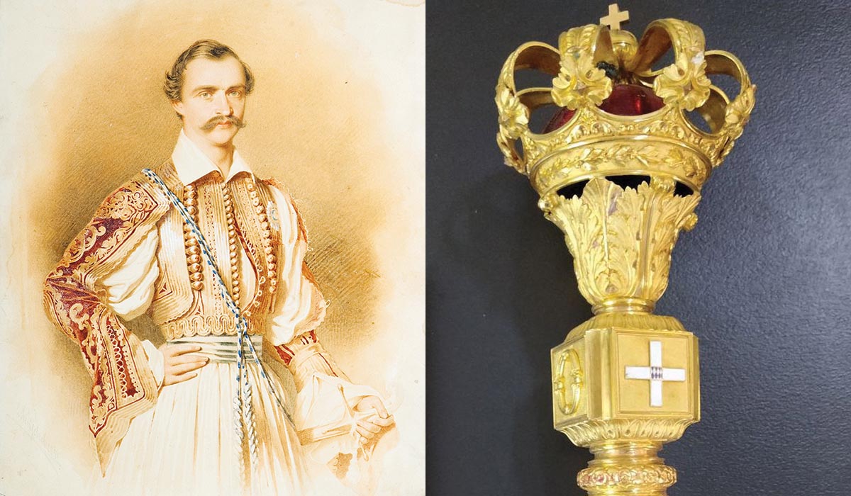 Βρέθηκαν το στέμμα, το ξίφος και το σκήπτρο του Οθωνα