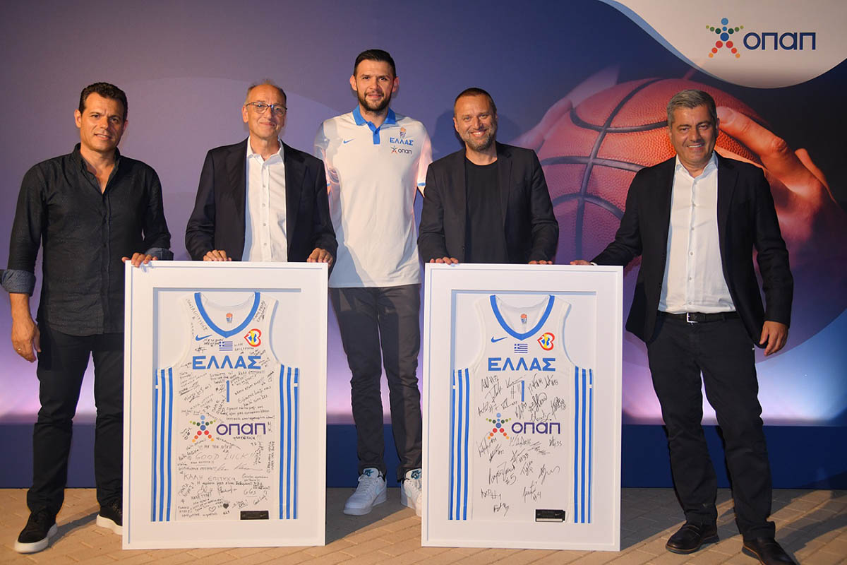 Ο ΟΠΑΠ εύχεται «καλή επιτυχία» στην Εθνική Ομάδα Μπάσκετ
