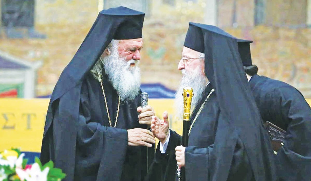Στον «αποχαιρετισμό» Ανθίμου ο Ιερώνυμος