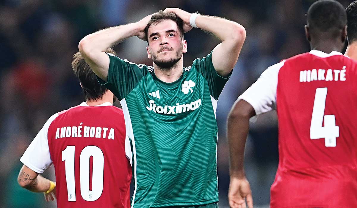 Παρά την υπερπροσπάθεια και τις ευκαιρίες ο Παναθηναϊκός έχασε με 1-0 από την Μπράγκα και συνεχίζει στο Γιουρόπα