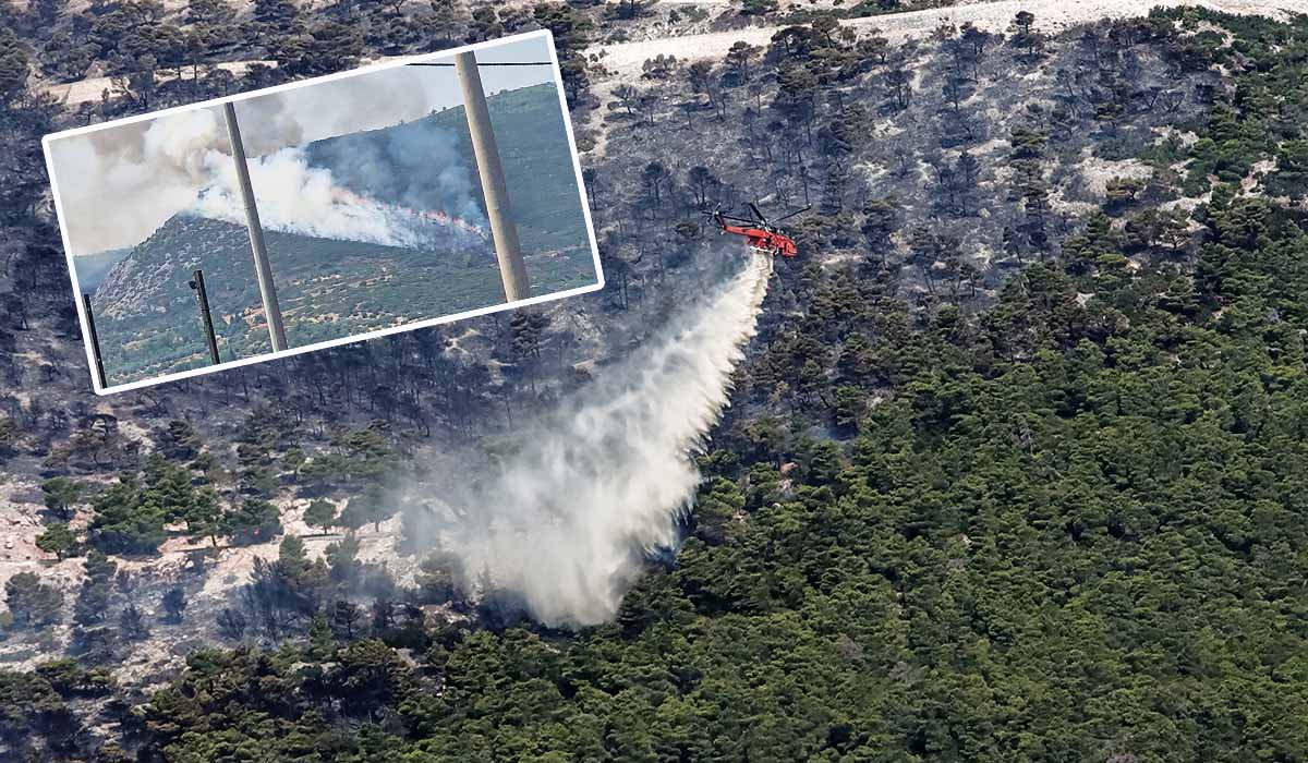 Πυροσβεστική: Μάχη με τις αναζωπυρώσεις στην Πάρνηθα