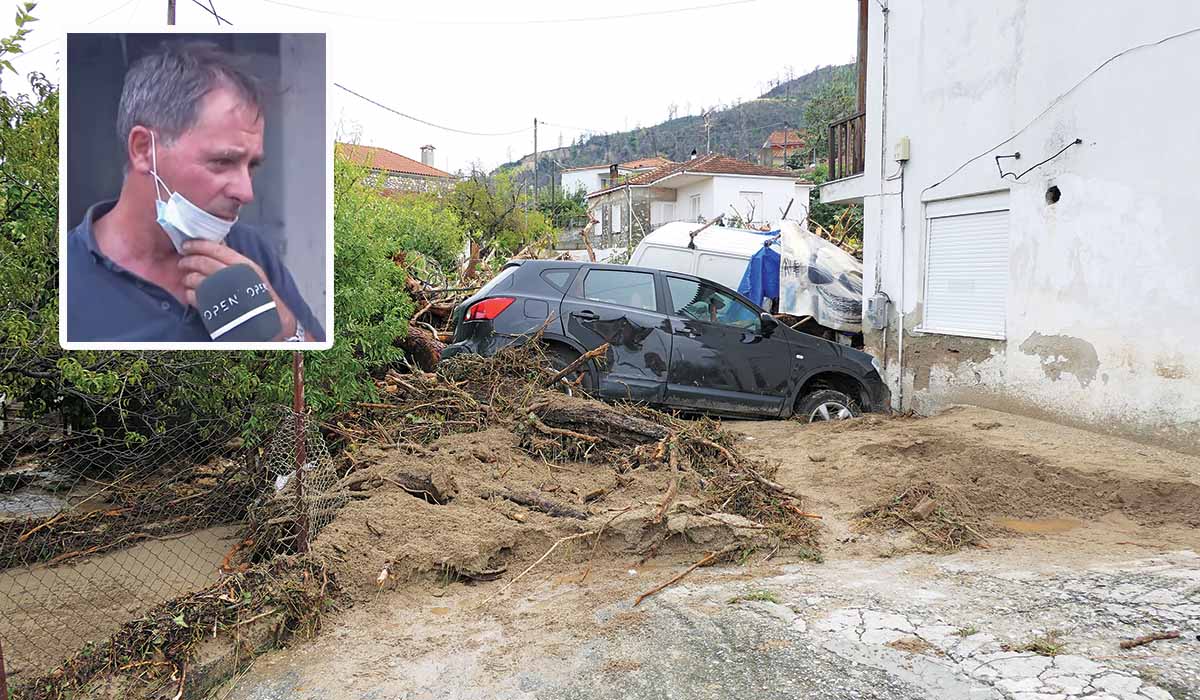 Σκηνή «αποκάλυψης» η βόρεια Εύβοια