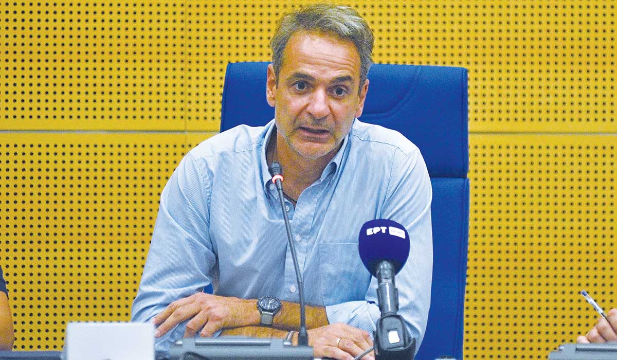 Νέα επίδειξη μεγαλομανίας από Μητσοτάκη κατά τη χθεσινή παρουσία του στη Λάρισα
