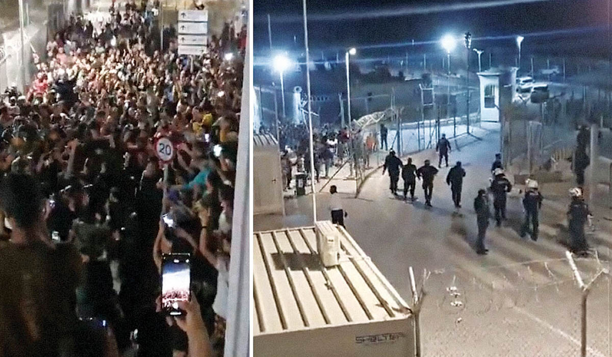 Η Γάζα έβαλε φωτιά στη δομή της Σάμου