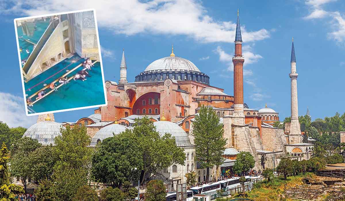 Ντροπή! Καταρρέει ο ιερός τρούλος της Αγίας Σοφίας!