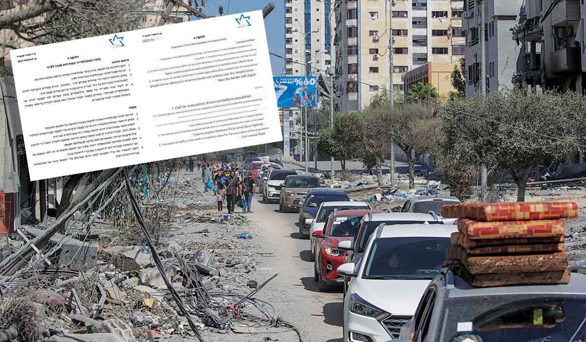 Σχέδιο εκτοπισμού των Παλαιστινίων;