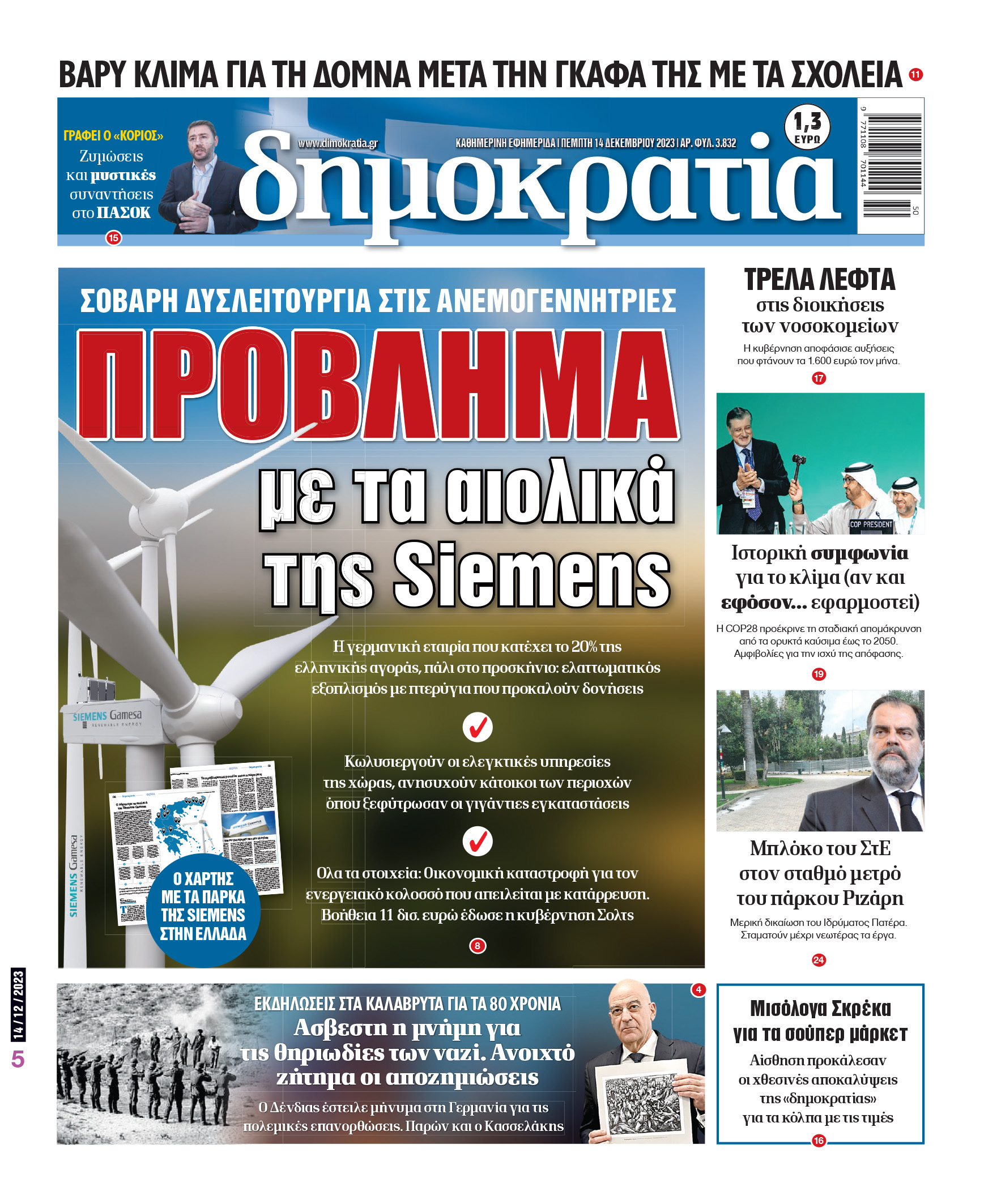 Πέμπτη 14.12.2023