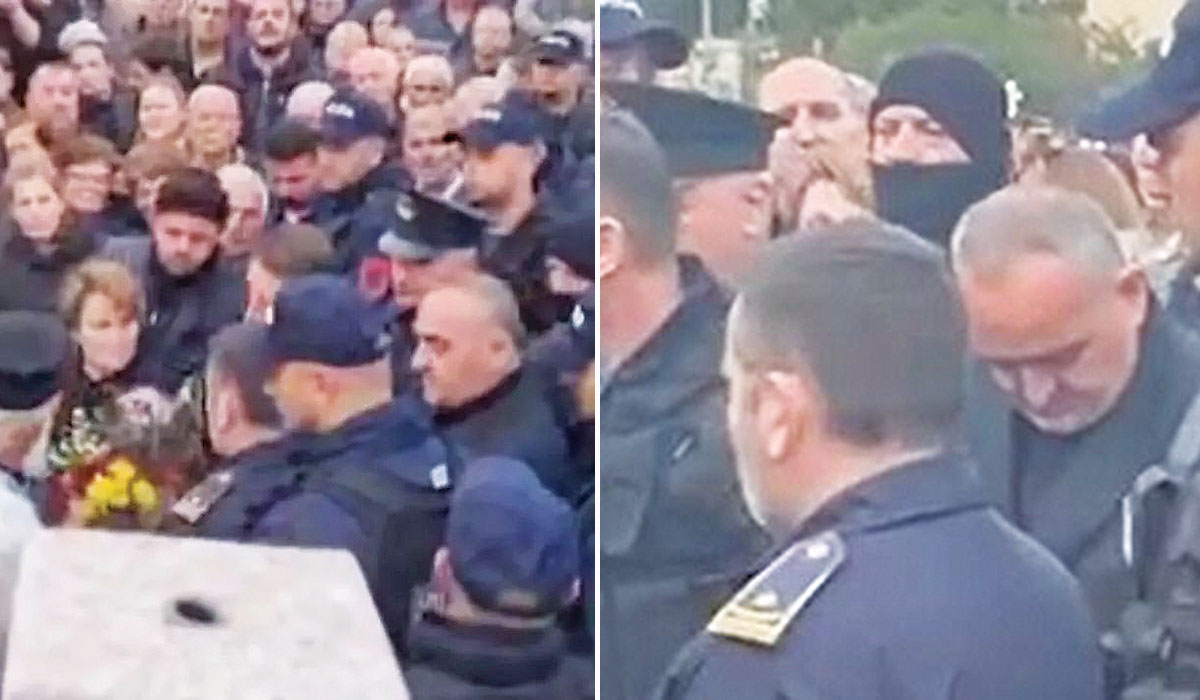Αθλιότητα των Αλβανών κατά του Μπελέρη!