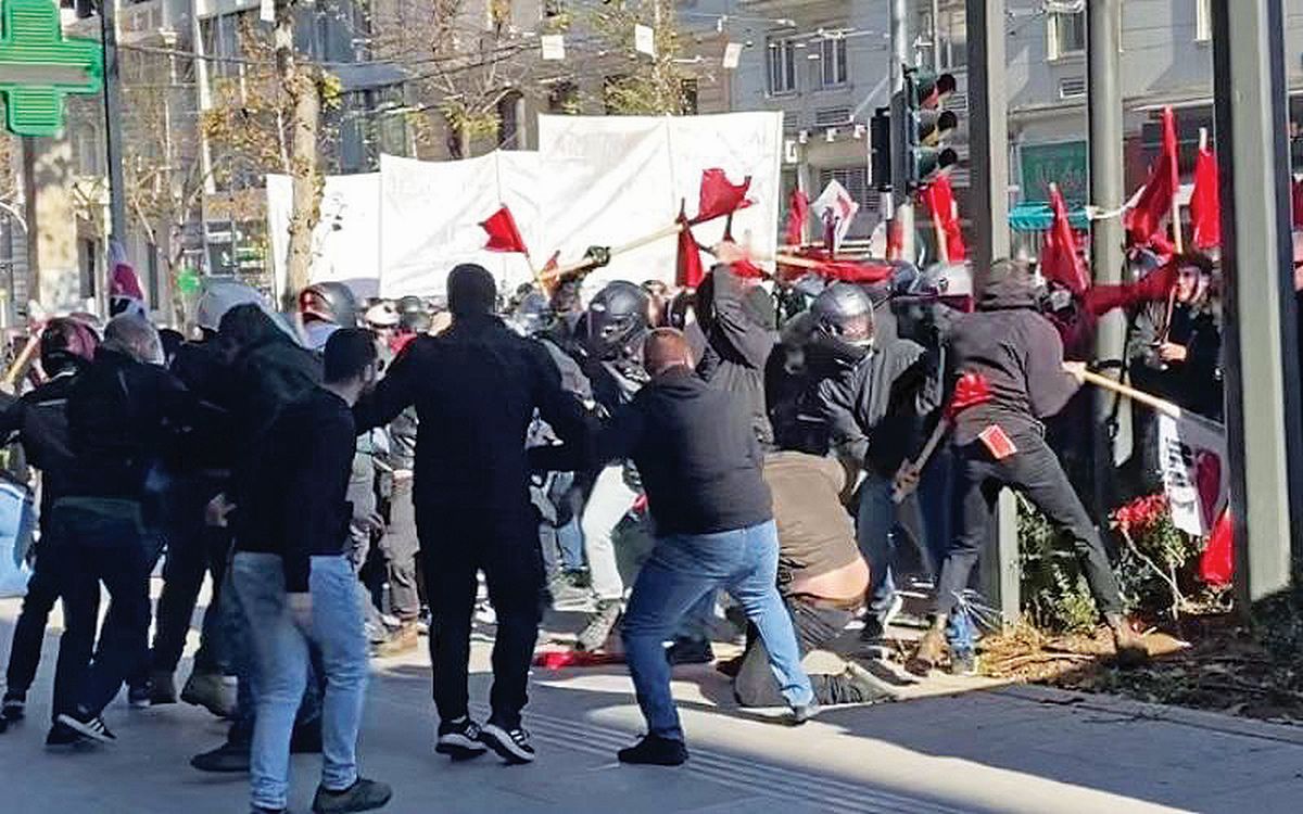 Ξύλο μεταξύ φοιτητών στο  πανεκπαιδευτικό