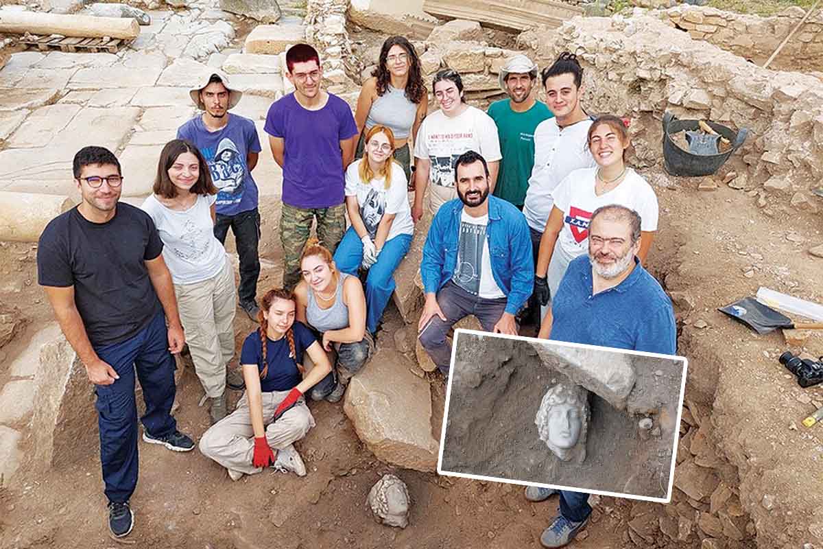 Φίλιπποι: Στο φως κεφαλή αγάλματος του Απόλλωνα