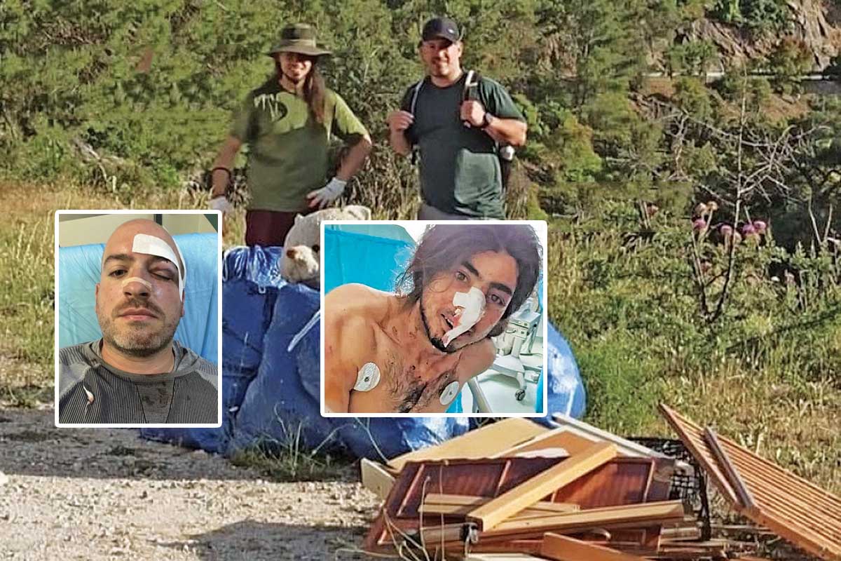 Μαχαίρωσαν δύο εθελοντές στην Πάρνηθα!