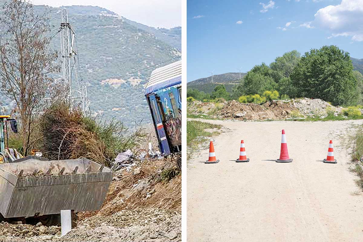 Τέμπη: Βρέθηκε οστό επιβάτη στο ιδιωτικό οικόπεδο