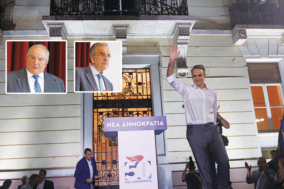 Πόρτα στον Μητσοτάκη από Καραμανλή και Σαμαρά!