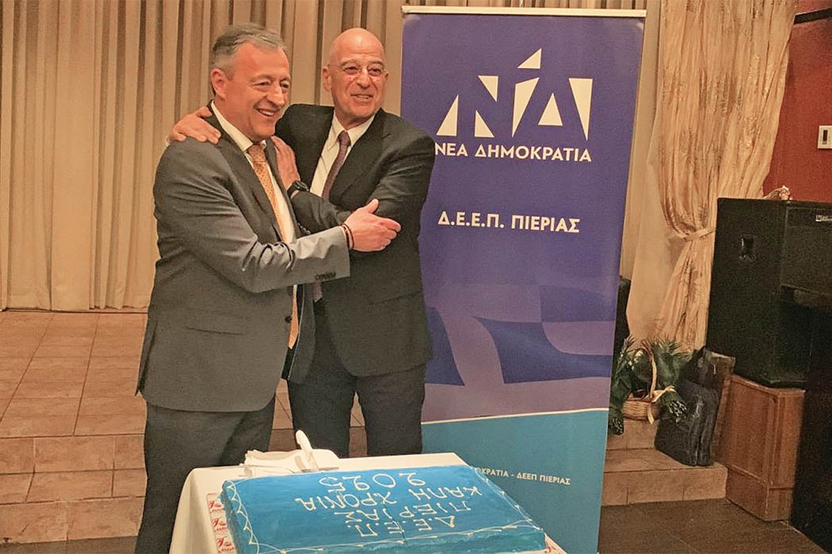 Ηγετική εμφάνιση Δένδια στην Κατερίνη