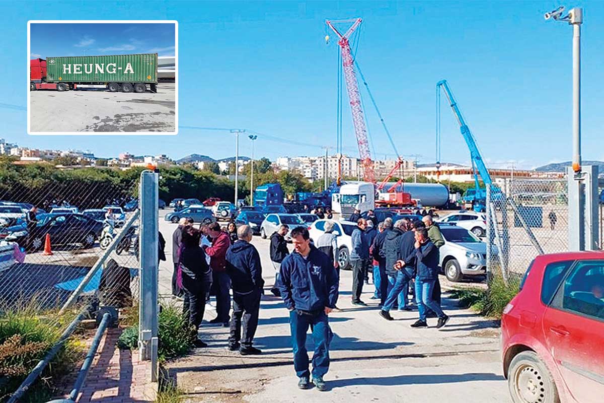 Μετέφεραν «χαλαρά» 350 τόνους εκρηκτικών TNT!