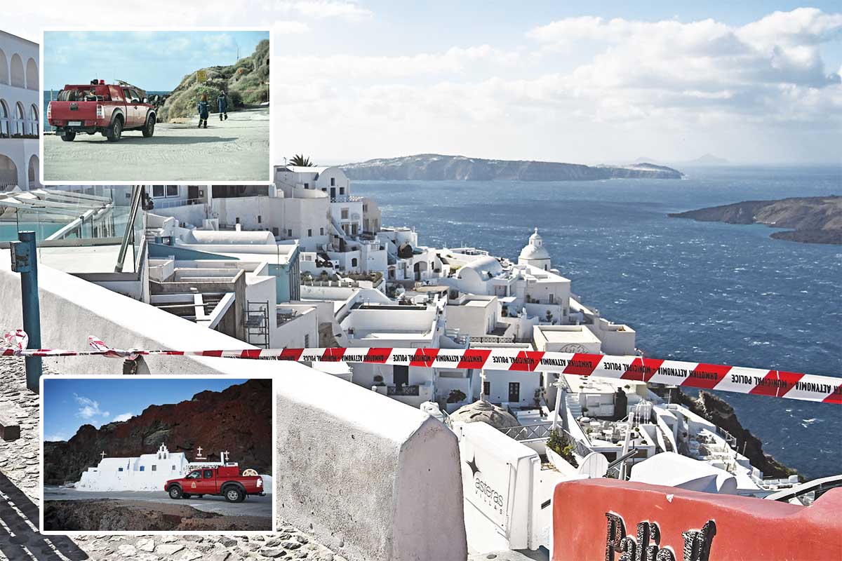 Σαντορίνη: Σόου επικοινωνίας με τις δονήσεις και την αγωνία στο κόκκινο