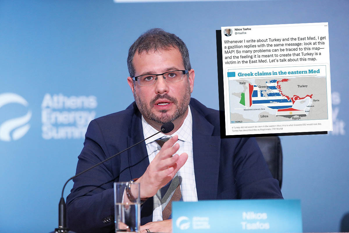 Χάρτη-πρόκληση ανέβασε ο ανιστόρητος Τσάφος