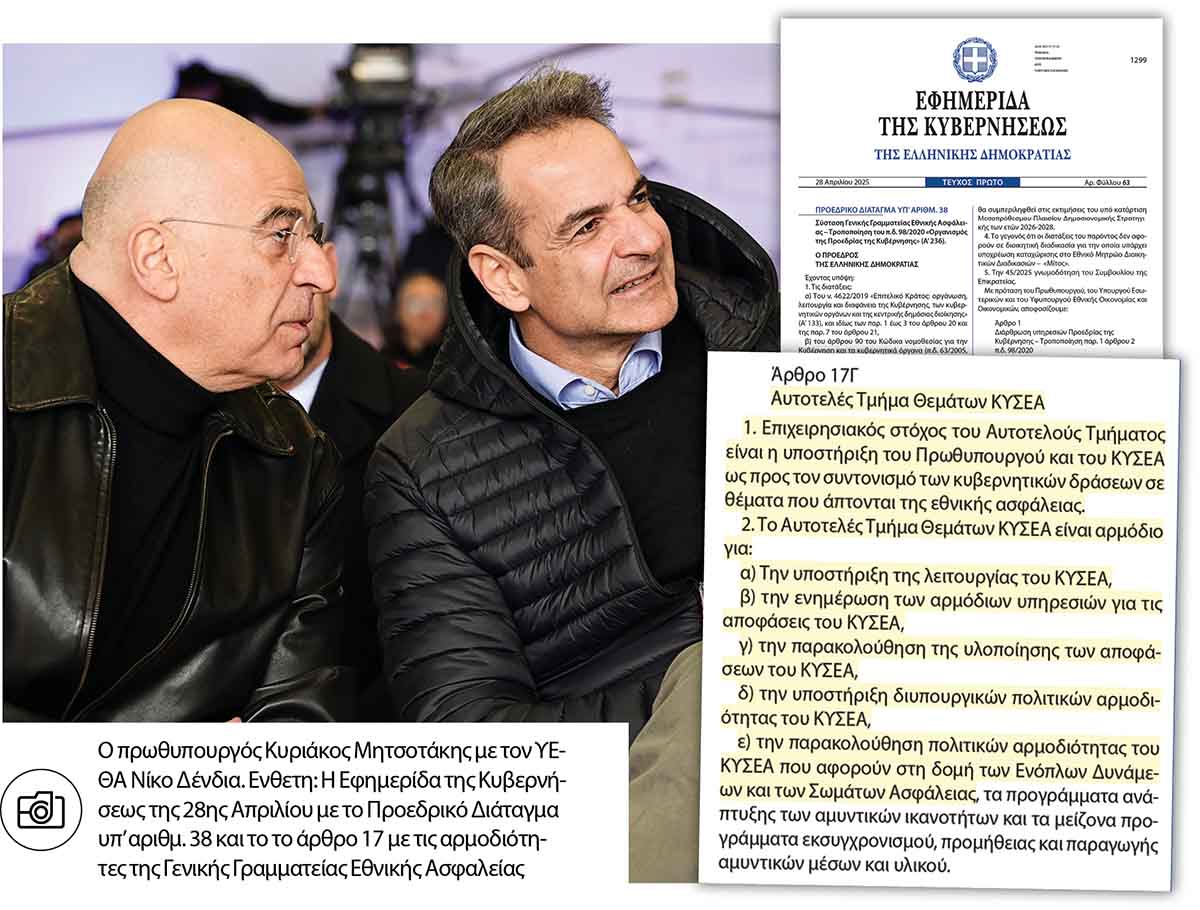 «Καπέλωμα» του Δένδια από τον Μητσοτάκη