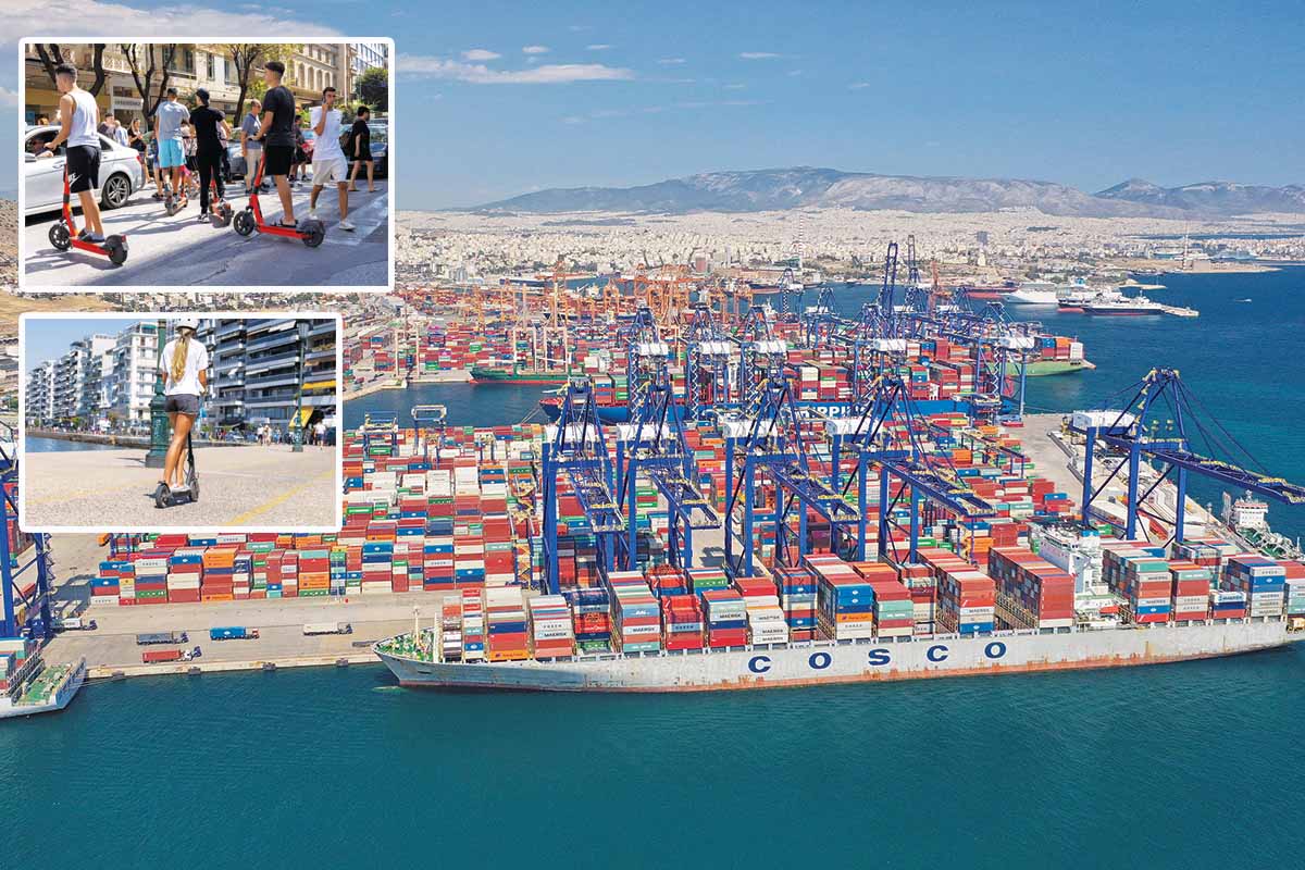 Απίστευτη κομπίνα με κινεζικά πατίνια στο Τελωνείο Πειραιά