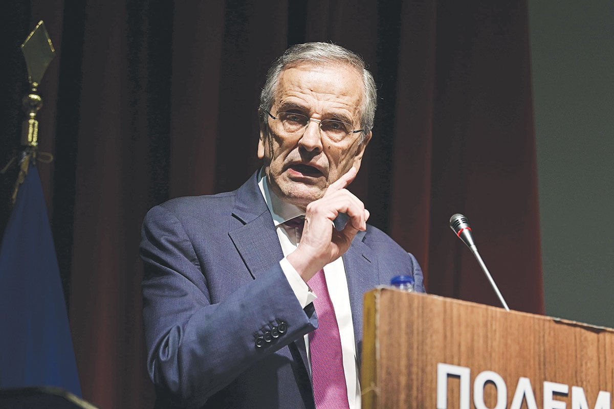 Νέα μετωπική επίθεση Σαμαρά κατά Μητσοτάκη