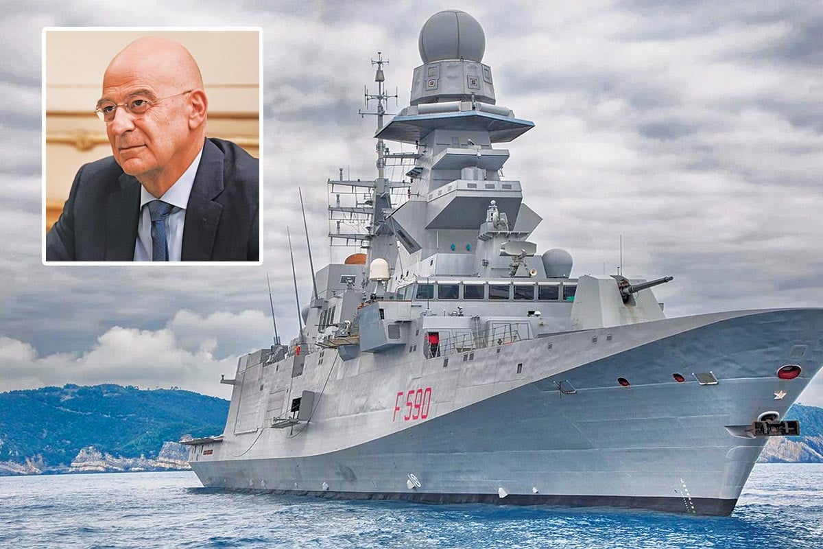 Στην Ιταλία ο Δένδιας για τις 2+2 φρεγάτες Bergamini!