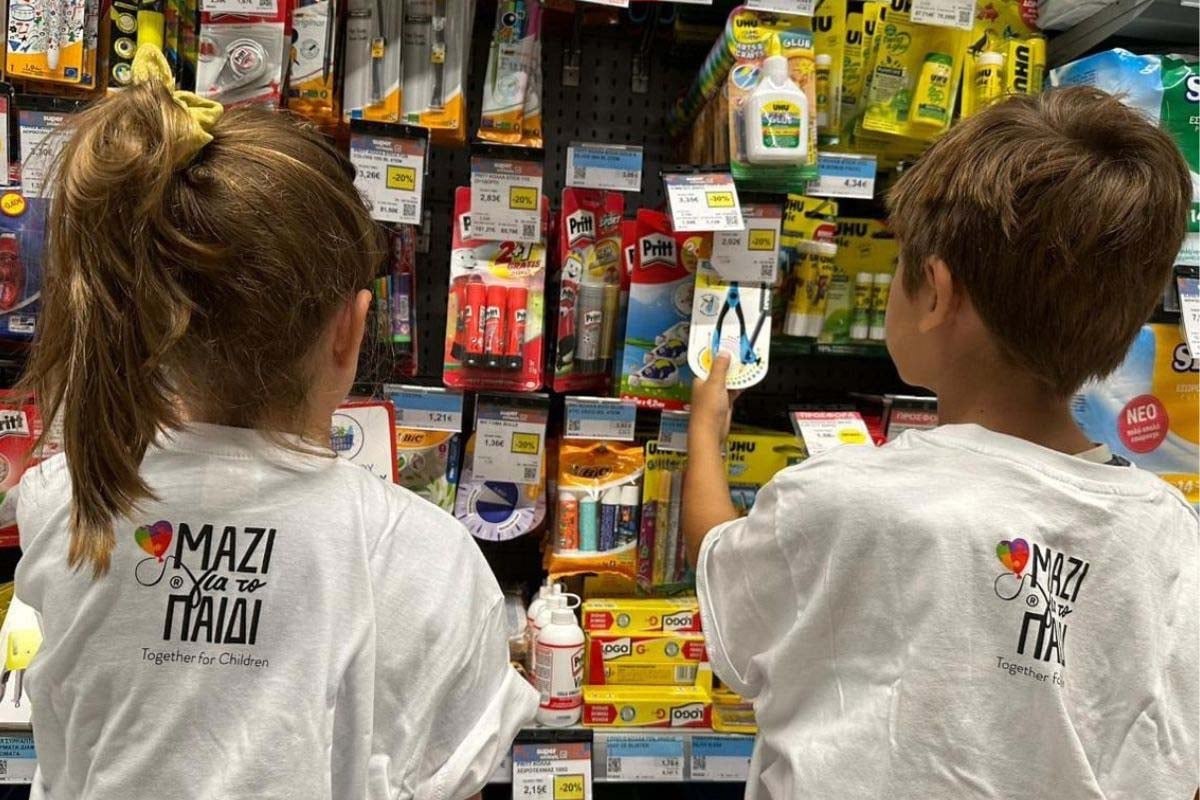 Το Μαζί για το Παιδί συγκέντρωσε περισσότερα από 38.000 σχολικά είδη για παιδιά σε ανάγκη