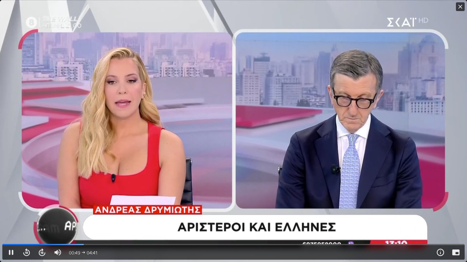 Η Αναστασοπούλου τα «χώνει» για Δρυμιώτη και ο Πορτοσάλτε δαγκώνει τη γλώσσα του (βίντεο)