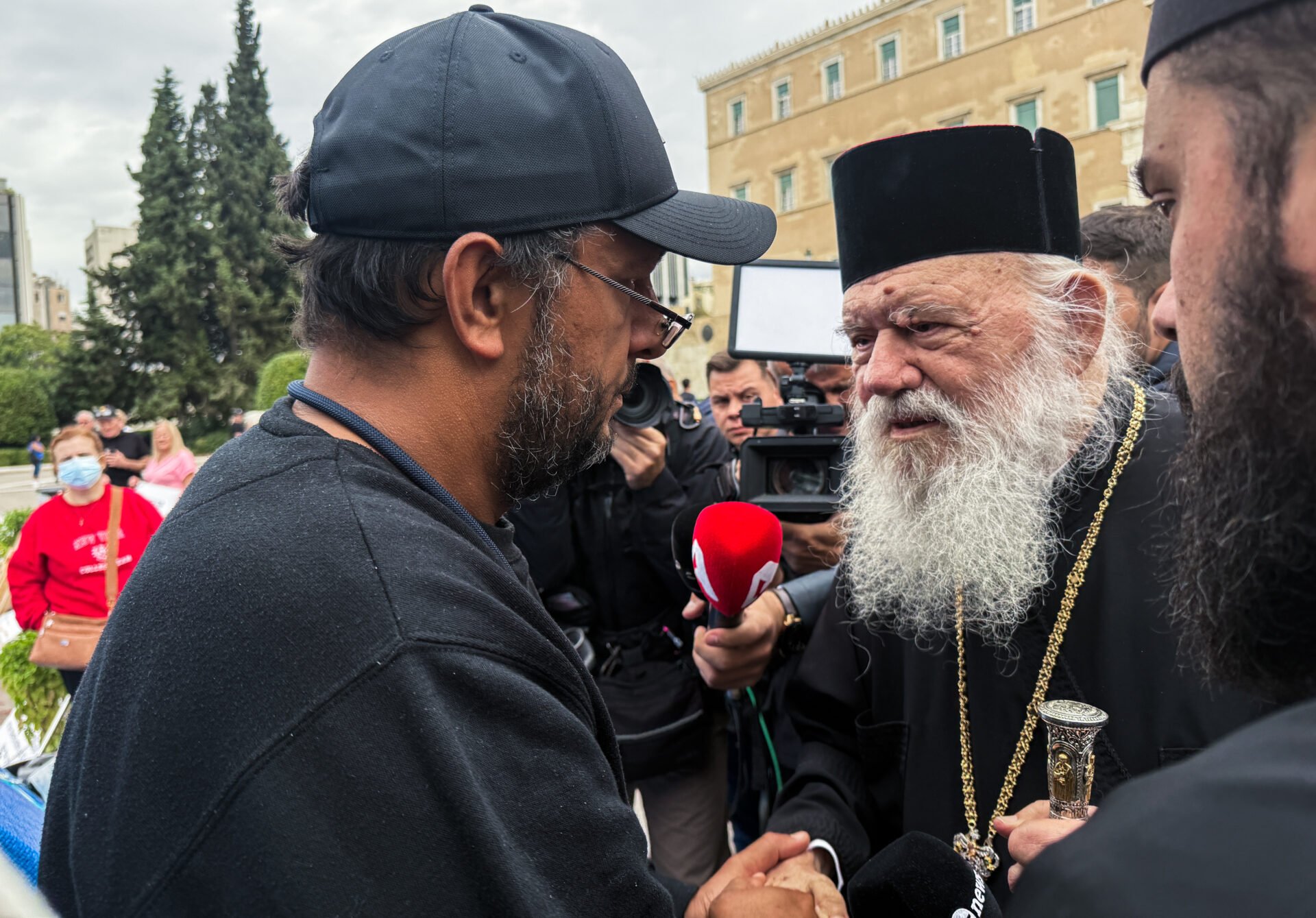 Ο Αρχιεπίσκοπος Ιερώνυμος επισκέφθηκε τον Πάνο Ρούτσι