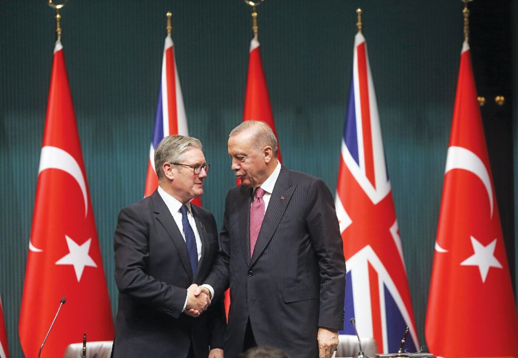 Britain's Prime Minister Starmer visits Turkey