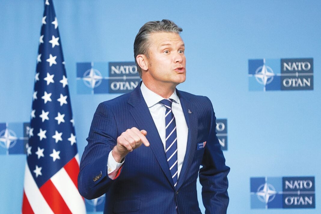 NATO Ministers of Defence meeting in Brussels