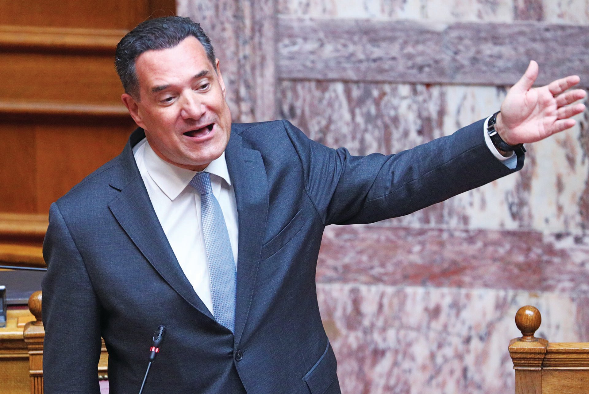 Οργή στη Ν.Δ. για τον υμνητή της οπλοφορίας Αδωνι