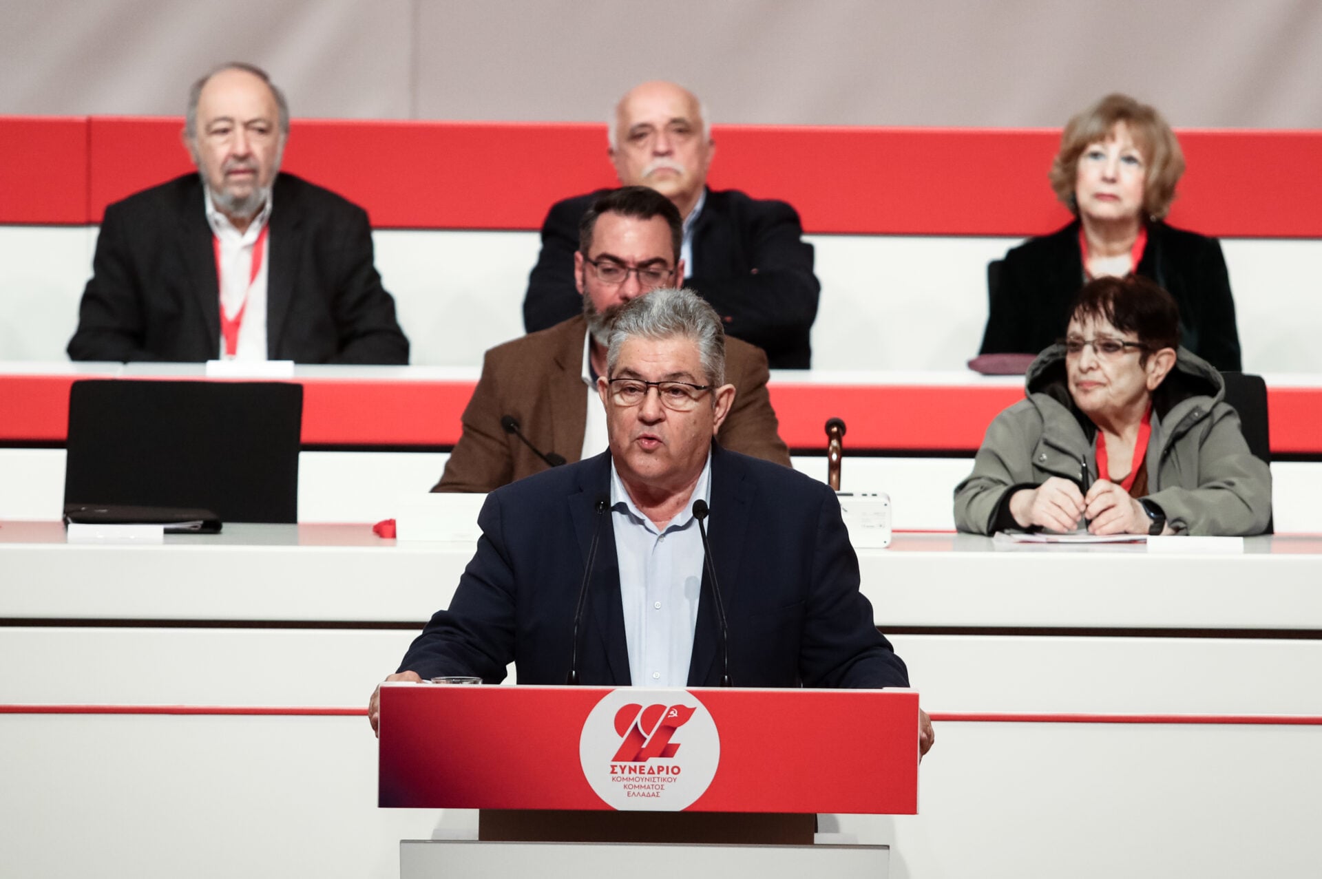 Επανεκλογή του Δημήτρη Κουτσούμπα στη θέση του γενικού γραμματέα της ΚΕ του ΚΚΕ