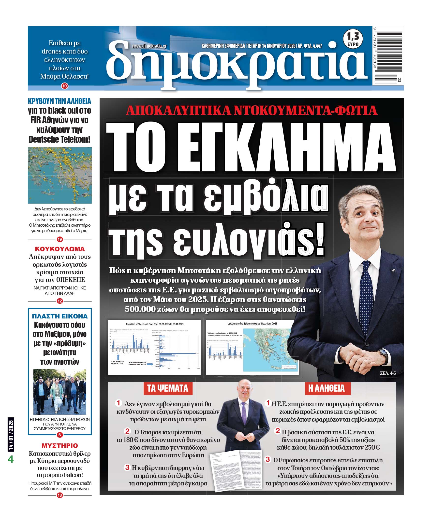 Τετάρτη 14/01/2026