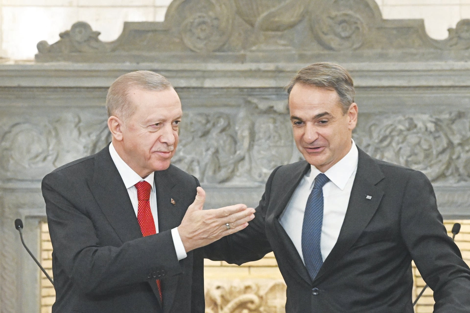 Ο ψυχολογικός πόλεμος του Ερντογάν πριν το τετ-α-τετ με Μητσοτάκη