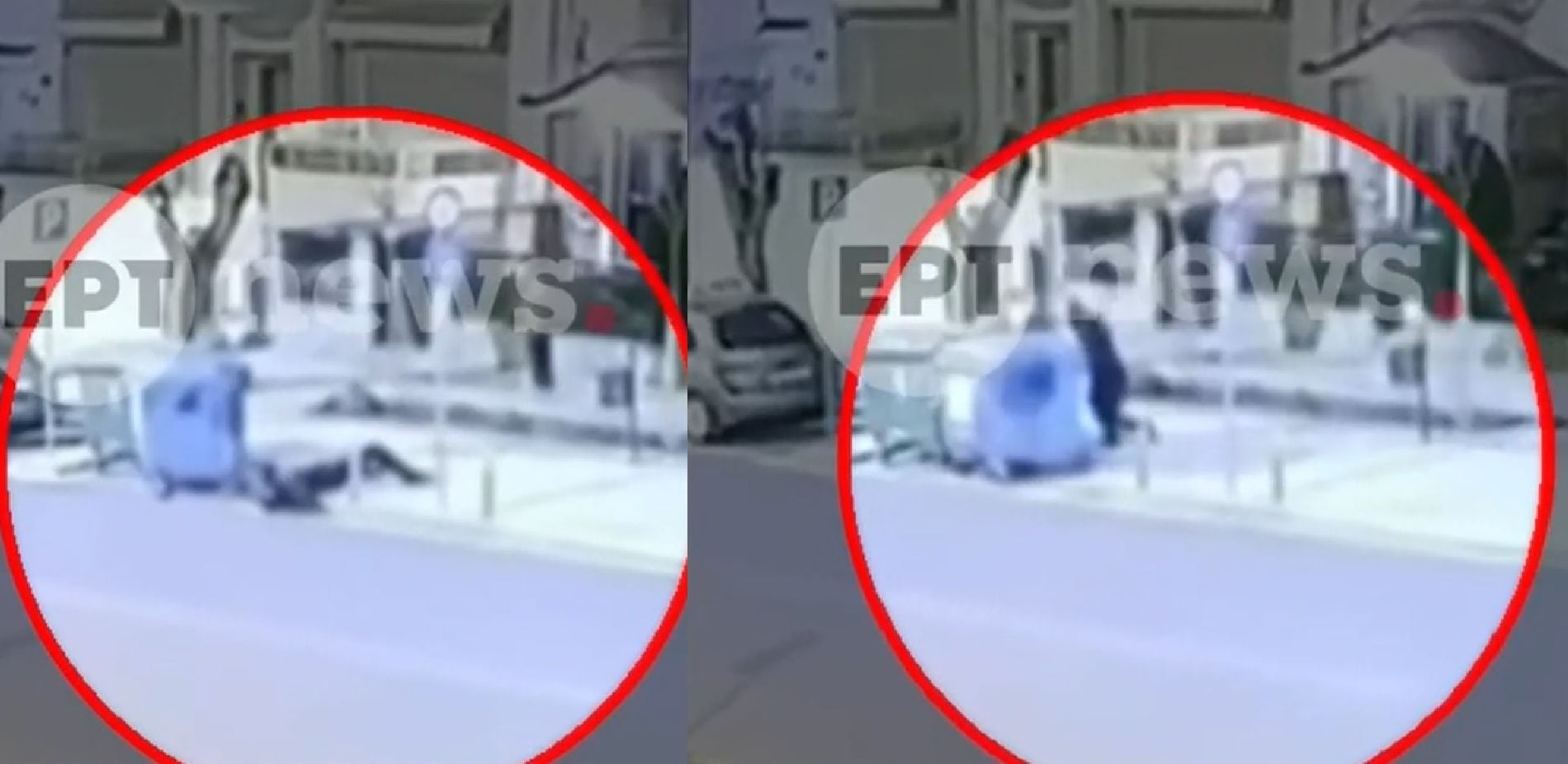 Βίντεο-ντοκουμέντο από την δολοφονική επίθεση σε βάρος του 20χρονου – Δέχεται μαχαιριά πισώπλατα και καταρρέει