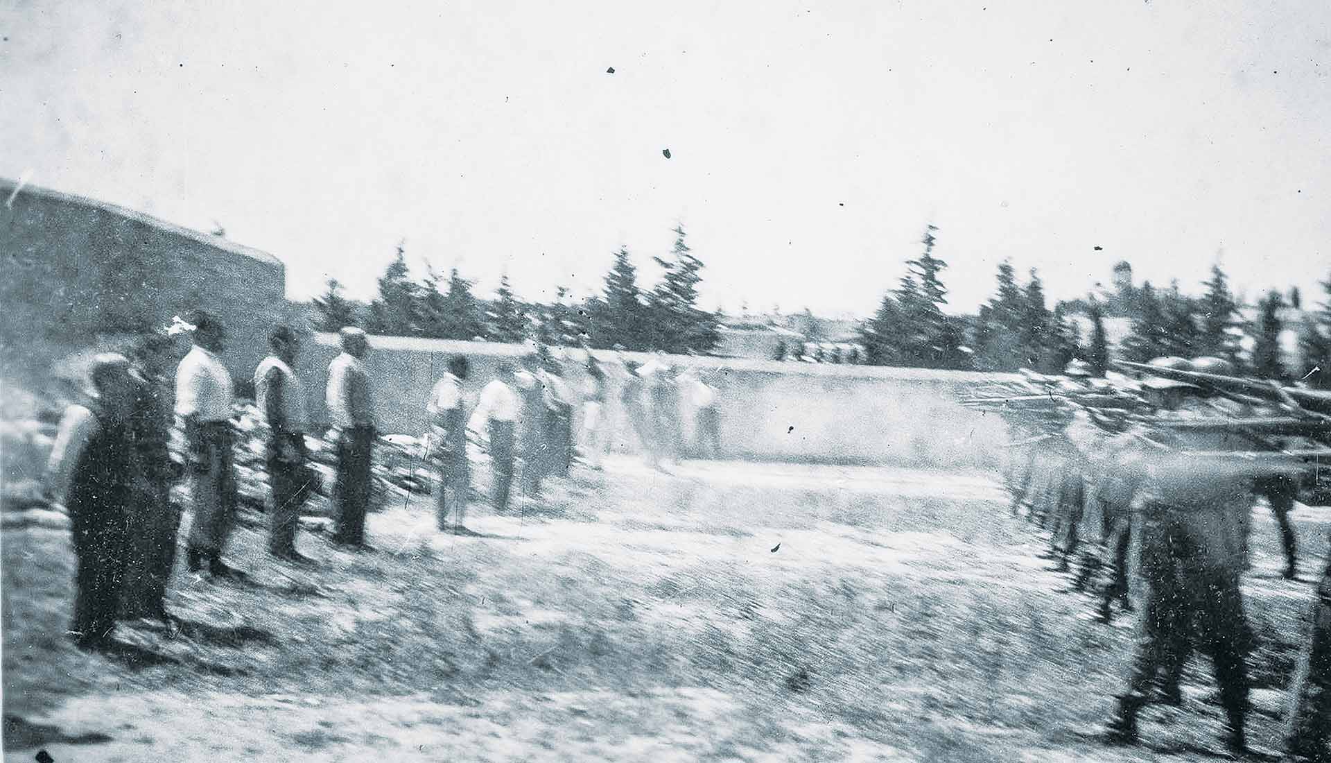 Στο φως φωτογραφία από την εκτέλεση!