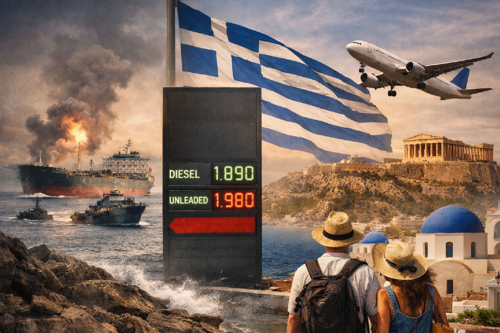 Πώς επηρεάζει την Ελλάδα ο πόλεμος στη Μέση Ανατολή: Καύσιμα, ρεύμα, μεταφορές στο επίκεντρο – Η οικονομία σε τροχιά πίεσης