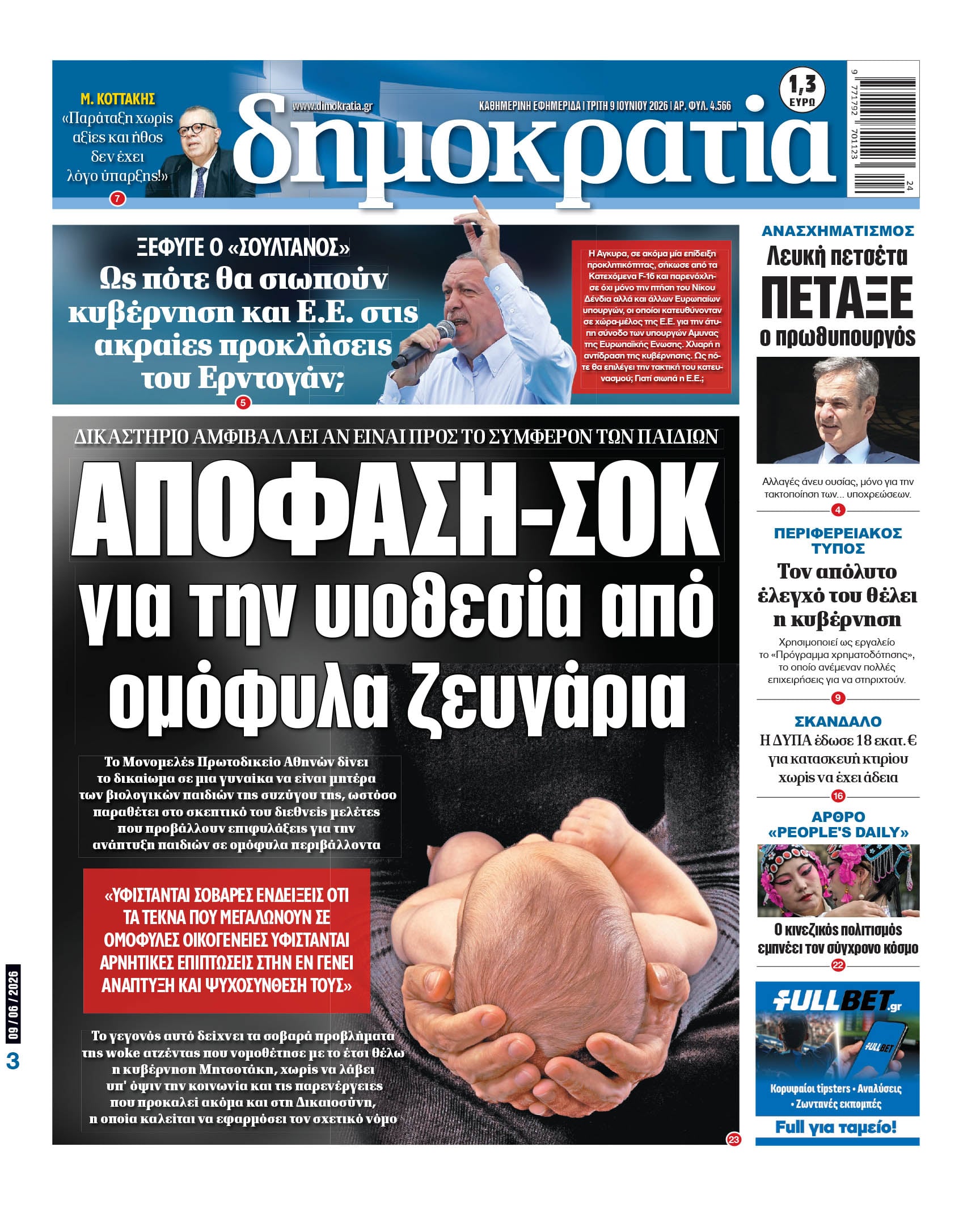 Τρίτη 09/06/2026