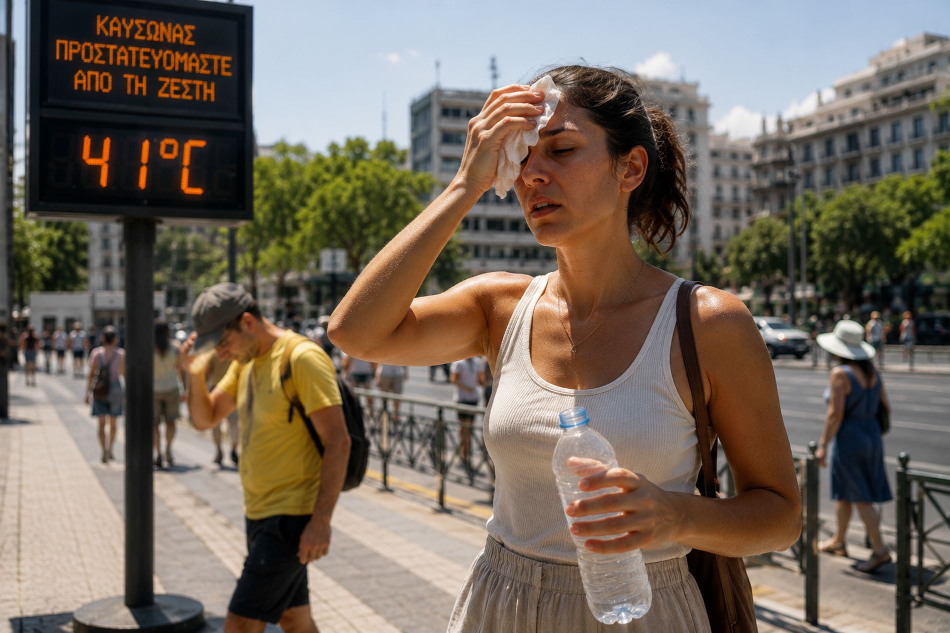 Καύσωνας και σκόνη «πνίγουν» τη χώρα – Τι προβλέπει η εγκύκλιος